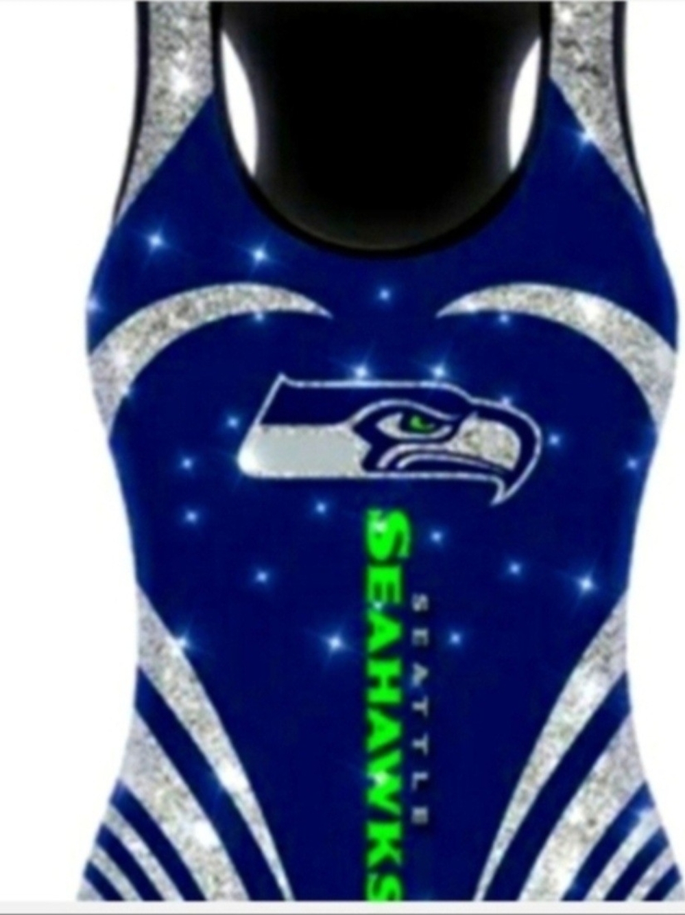 NEW- Seattle Seahawks Small Women's  Racerback Tank Top